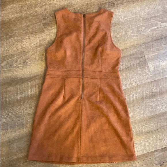 Bishop + Young Gemma Suede Dress in Tan Size L - Picture 8 of 8